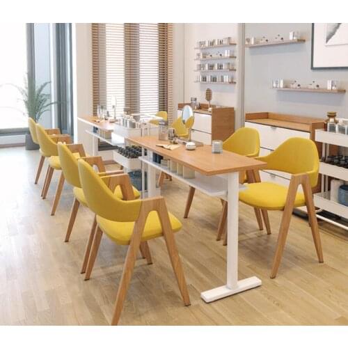 Net red nail table iron art single person double nail table nail shop