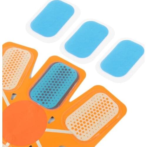 10PCS Muscle Stimulator Replecament Gel Stickers Silicone Hydrogel Hydrogel Pads for EMS Abdominal Trainer Gel Patch