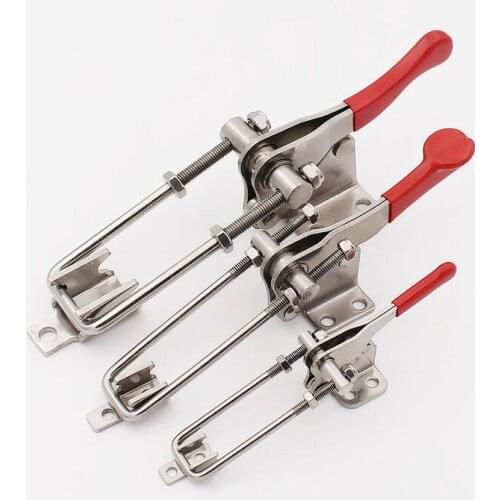 90 Degree Right Angle Clamping Tool Lock Adjustable Buckle Vertical Rapid Clamp Lock Clip Box Buckle Door Bolt Clamps