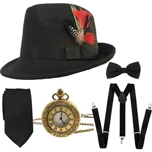 The 1920s vintage Great Gatsby party retro set and newspaper boy retro set