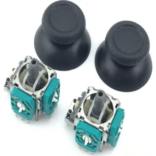2 Pcs 3D Controller Joystick Axis Analog Sensor Module & Thumbstick for PS4