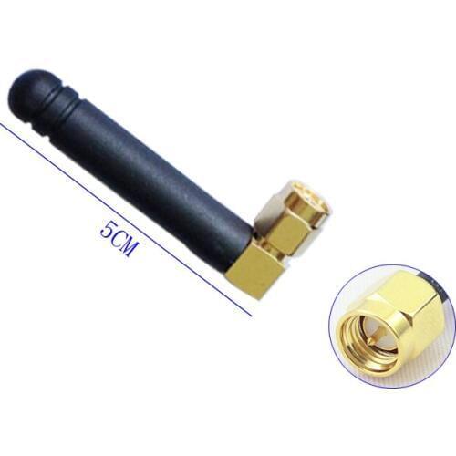 3PCS 900-1800MHz Elbow Rubber Bar Antenna GPRS/GSM/3G Modular Antenna SMA Internal Screw and Common Pin Interface