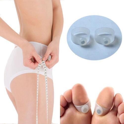 30pairs/lot Practical New Original Magnetic Silicon Foot Massage Toe Ring Weight Loss Slimming Easy Health MR002
