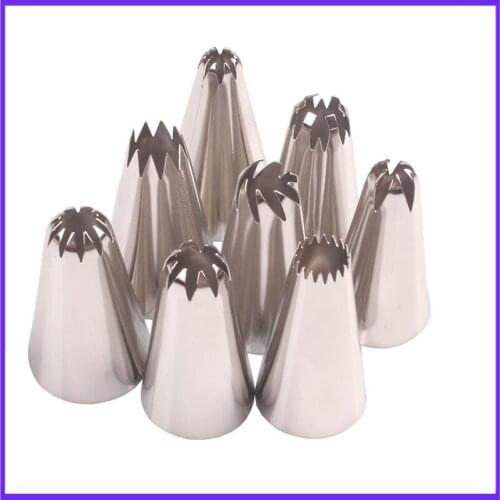 8-Piece Decorating Mouth Baking Cake Cream Tool Decorating Mouth Set