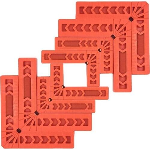 8Pcs Positioning Squares For Woodworking, 90 Degree Corner Right Angle Clamps Carpenter Corner Clamping Square Tool