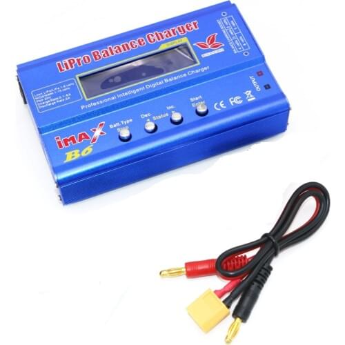 Digital IMAX B6 80W Lipo Battery Balance Charger XT60 Plug For RC Car Quadcopter Drone Lipo Battery Charger Airplane Helicopter