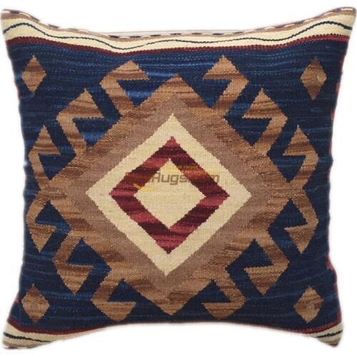 Decor cushion Point Kilim Rose Handmade Decor Handmade Wool Fleece Decorative