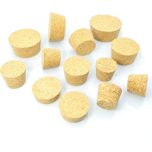 5pcs Lab Top DIA 32mm to 83mm Wooden Cork Glass Bottle Stopper Kettle Pudding Bottle Cork Cap Test tube wood plug