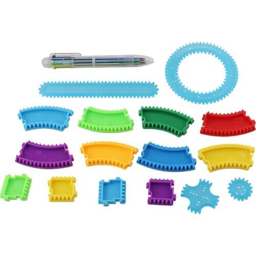 Spirograph Drawings Templates Geometric Rulers for School Office Supplies