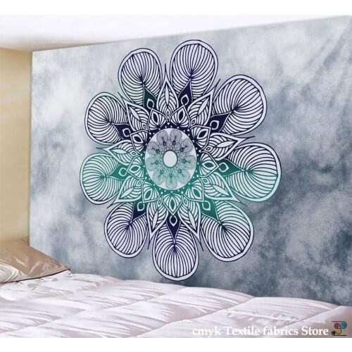 Indian Mandala Tapestry Wall Hanging Sandy Beach Throw Rug Blanket Camping Tent Travel Mattress Bohemian Sleeping Pad Tapestries