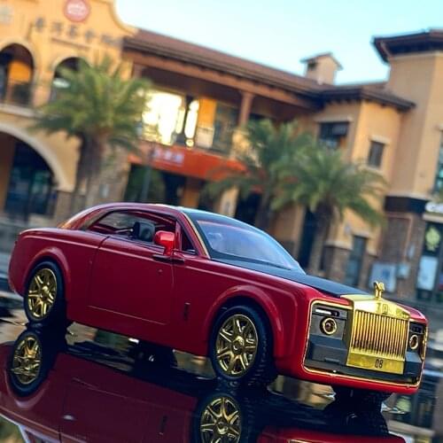 1:24 Rolls Royce Car Model Die Cast Alloy Boys Toys Cars Phantom Family Sweptail Cullinan Diecasts & Toy Collectibles Kids Car