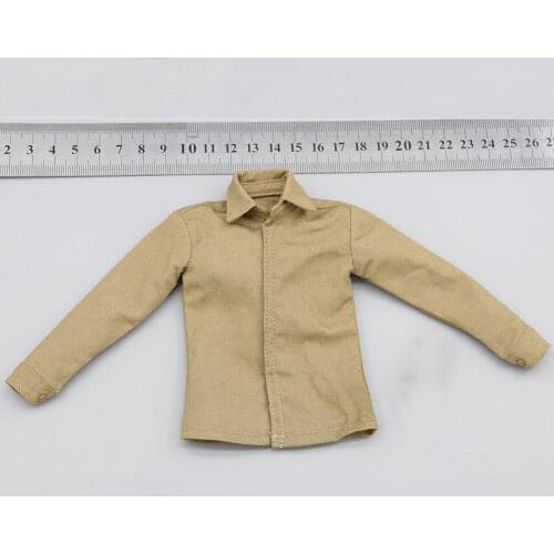 For Sale 1/6th UD9005 WWII British Locomotive Courier Doll Soldier Combat Shirt Tops Model For 12inch Body Doll Accessories