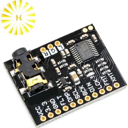 New PCM5102A DAC Sound Card Board pHAT 3.5mm Stereo Jack 24 Bits Digital Audio Module for Raspberry Pi ES9023 PCM1794 Connector