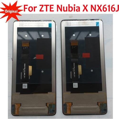 Original LCD Display Touch Screen Digitizer Assembly Sensor For ZTE Nubia X 5G NX616J Pantalla replacement spare parts