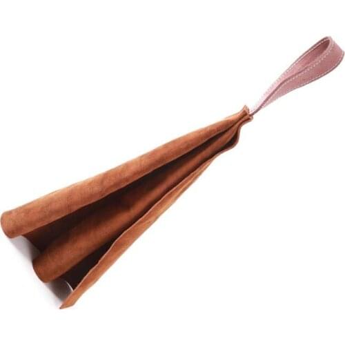 Hide & Drink Thick Leather Dog Tug Toy for Training/Play/Gift with Strap Puppy Bite Rag