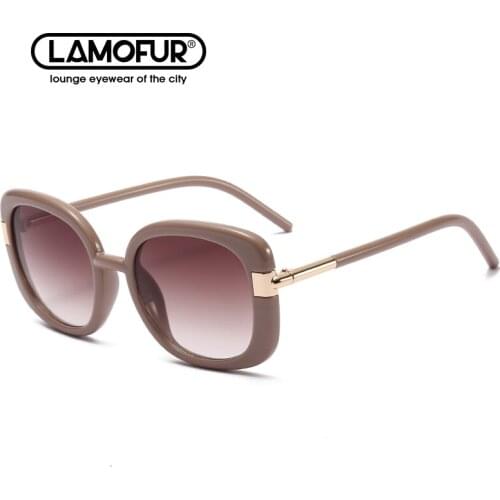 New High-Quality Fashion Personality Sunglasses For Women Metal PC UV400 Shopping First Choice Gradient Glasses 2130