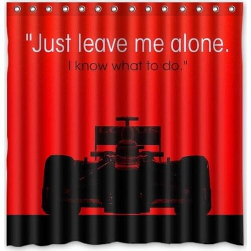 Kimi Raikkonen waterproof&mildew proof thicken Polyester Fabric shower curtain/bathroom&bath curtains, 180*180cm