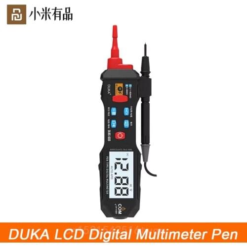 Youpin DUKA LCD Digital Multimeter Pen Esr Meter Testers Automotive Sound Light Alarm Detection High Precision Tester Meter