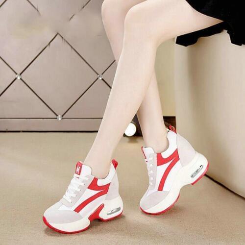 Woman Platform Wedges Shoes Women Zapatillas Mujer Casual Plataforma High Heels 8CM Female Sneakers Increasing shoes