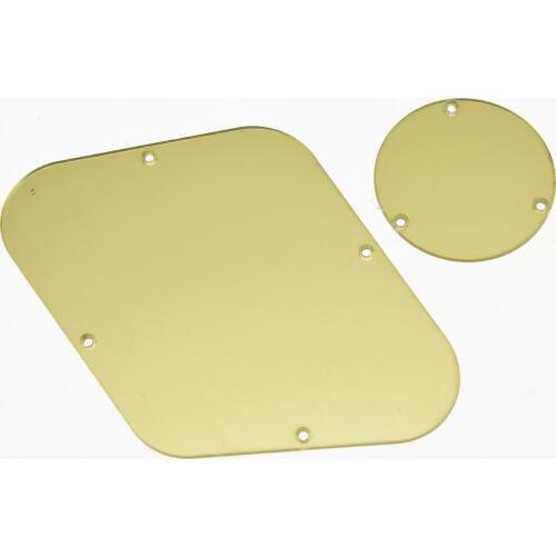 Gold Mirror LP Rear Control Plate Switch Plate Cavity Cover for USA LP