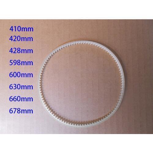 10pcs 410mm 420mm 428mm 598mm 600mm 630mm 660mm 960mm 980mm Gear belt Tooth Belt for FR FRM Continuous Seal Machine Band Sealer