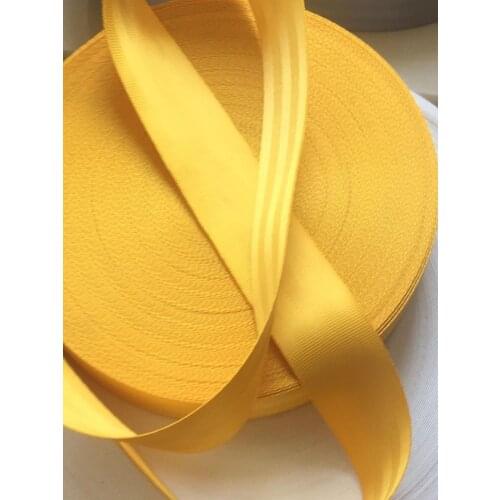 10 meters Roll Seat Belt Webbing Safety Strap yellow Color 4.8cm Wide 5 Bars