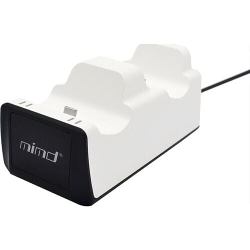 10 pcs Dual Joystick Fast Charger For PS5 Wireless Controller Charging Cradle Dock Station with Indicator Light For PlayStation5