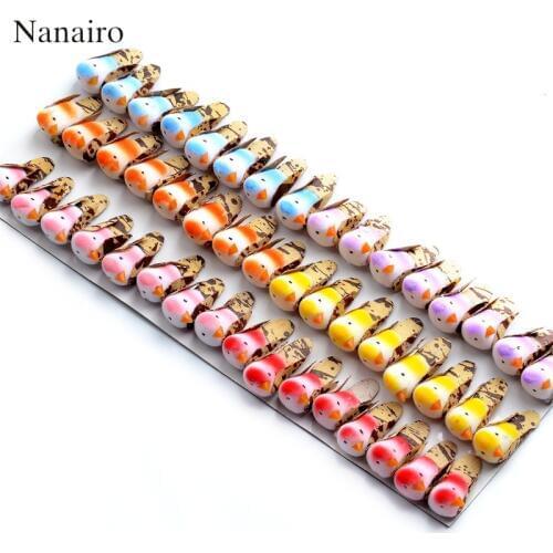 48PCS Colorful Mini Artificial Foam PE Birds Wedding Party Christmas Tree Decorations Hanging Diy Handmade Scrapbook Craft