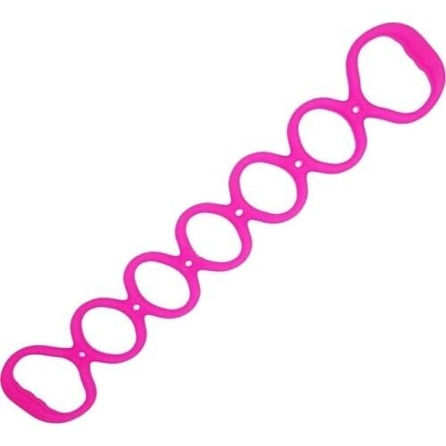 7 Ring Stretch Exercise Band,Resistance Bands,Yoga Stretching Arm Shoulders Foot,Fitness Home Gym