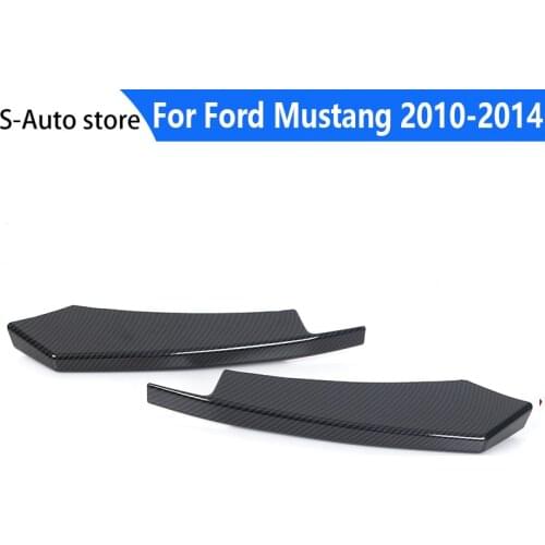 ABS front fog lamp lower lid eyelid decoration trim external auto parts For Ford Mustang 2010 2011 2012 2013 2014