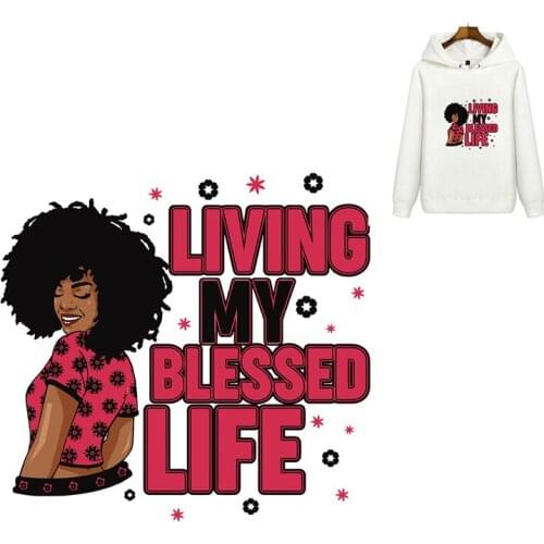 African Women Heat-Sensitive Thermal Stickers Thermal Stickers Iron On Decals Heat Transfer Patches Black Women