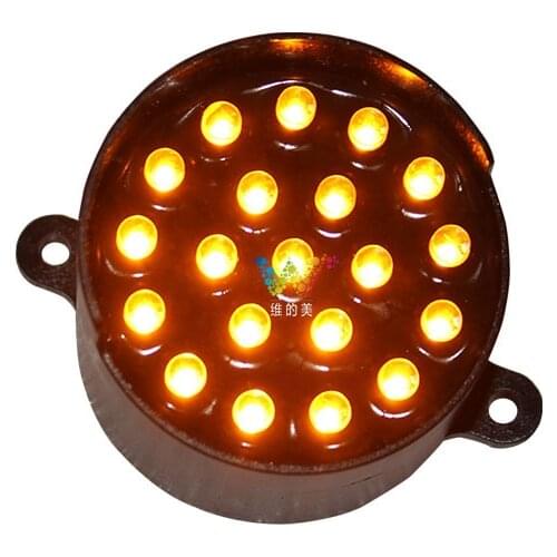 C52 Waterproof LED Arrow Board Sign Pixel Cluster Module Yellow