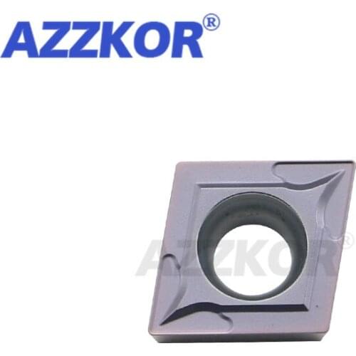 CCMT0602 NT15TF Turning Tools Inner Hole R-Angle Insert CNC Center Lathe For Stainless Steel Metal AZZKOR Diamond Carbide Blades