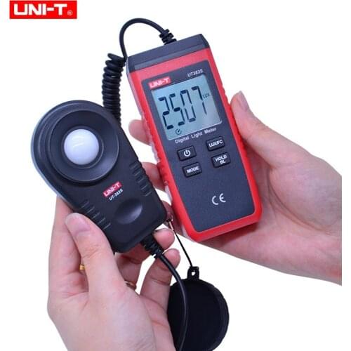 UNI-T UT383S Digital lux meter luxmeter 200000lux Luminance Lux Fc Test Max Min Illuminometers Photometer