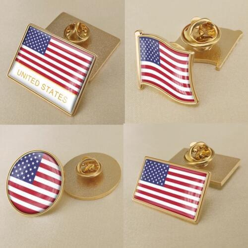 Coat of Arms of United States/USA/American Flag National Emblem Brooch/Badges/Lapel Pins