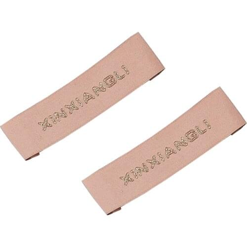 Customized 100% Cotton Casual Clothing Tags Custom Dress Woven Label Clothes Main Labels For Gloves Gift Tag Sewing