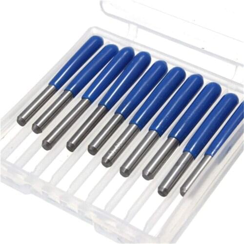 Carbide PCB Engraving Bits CNC Router Tools Drill Tungsten Steel 20pcs Angles 10/15/20/30 Degrees PCB Engraving Bit V Shap Tip