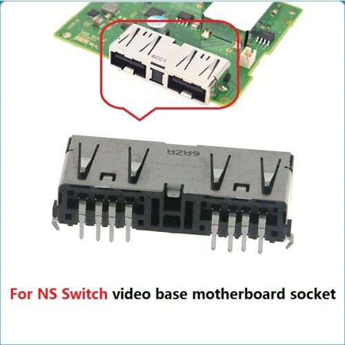 For Nintendo NS Switch Console USB HDMI-compatible Port Socket Interface Video Base Motherboard Socket Base Jack Replacement