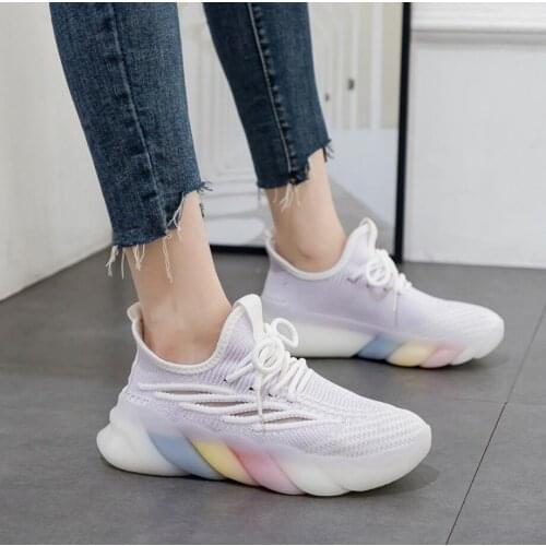 Women Net Platform Sneakers 2021 Ladies Sports Shoes Woman Baskets Trainers Femme Mujer Tenis Feminino Chassure Femme Luxe