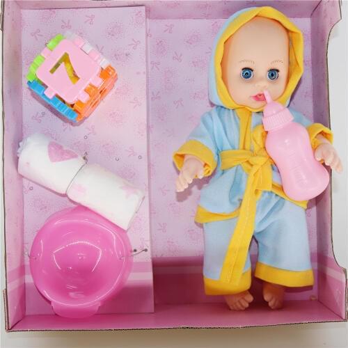 Fashion baby doll toys Interactive bebes reborn full vinyl body reborn baby doll Blinking Feeding Drinking water pee bebe doll