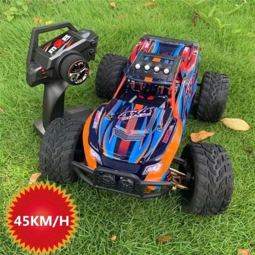 1/10 Scale 2.4G 4WD Large RC Car 45KM/H High Speed Off Load Climbing Car RC Racing Car Drift Vehicle RTR Toys Adults Child Gifts