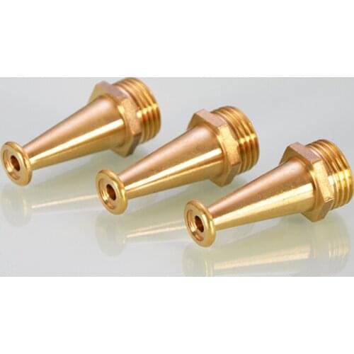 Copper Pipe 1/2" BSP Male Thread Fire Gun Head High Pressure Flushing Car Washing Watering Gun Head Copper Joint Accessories