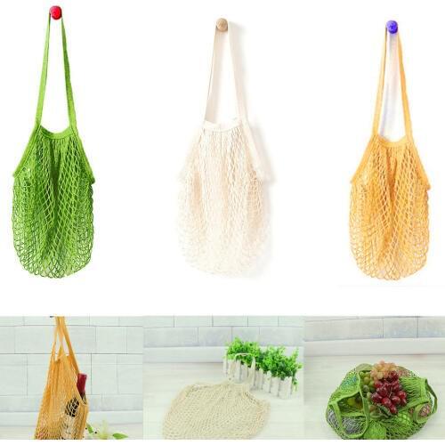 Multifunction Net Mesh Home Storage Bags Shopping Bag Foldable Handbag Reusable Bags Travel Accessories Supplies Products A65