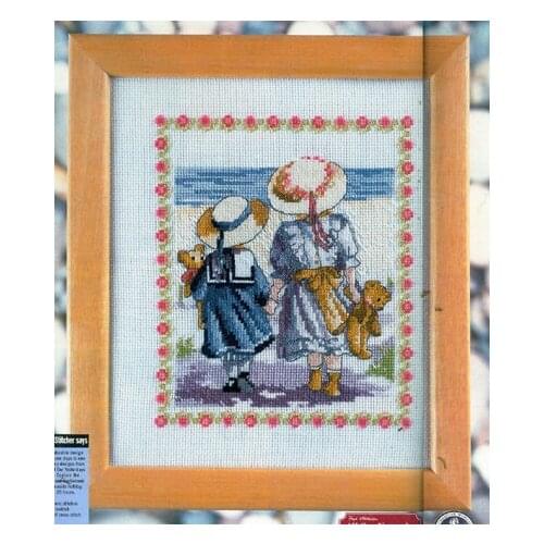 Sky blue girls Cross stitch kit for needlework and handicrafts Needlework Cross-stitch embroidery set Cross stitch kits