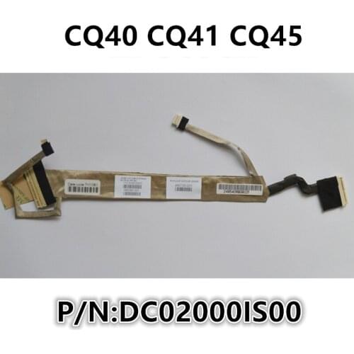 New LCD LVDS Video Screen Display Flex wire Cable For HP CQ40 CQ41 CQ45 P/N:DC02000IS00