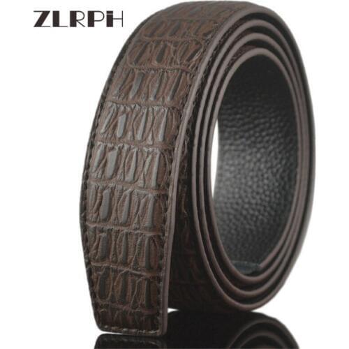 ZLRPH Mens real leather business belt, ladies brand fashion belt