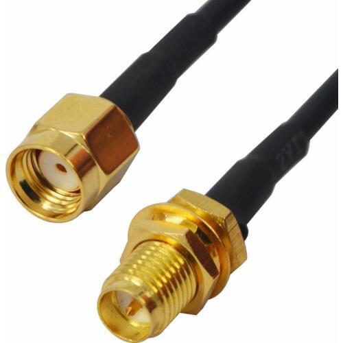 High Quality 3M 6M RP-SMA RP SMA WIFI Antenna Extension Cable Wire for Wireless Wi-Fi Router Adapter Wholesale