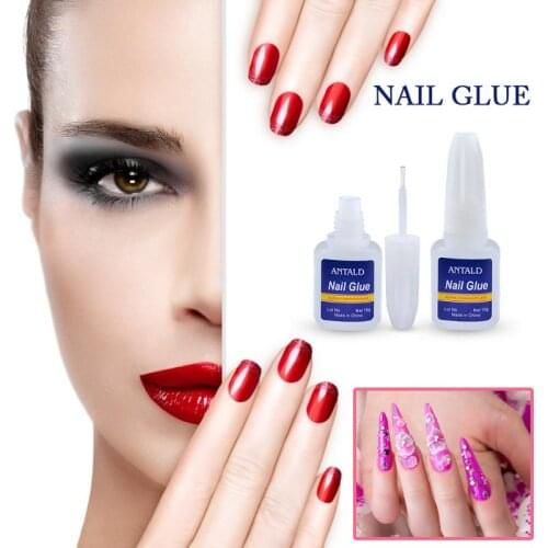 1pc 10g Fast Drying Nail Art Glue Tips Glitter UV Acrylic Rhinestones Beauty Gems Decorations Glue False Tip Manicure Tool TSLM2