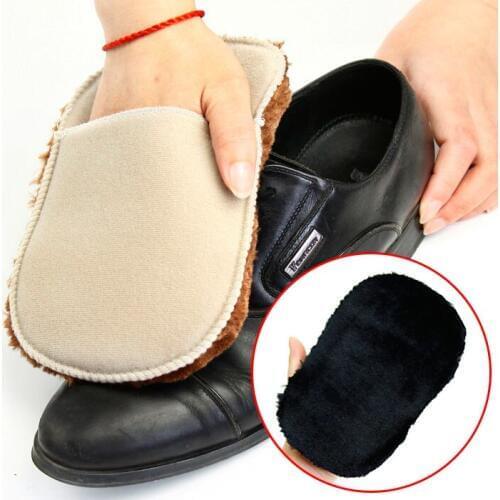 1pc Portable Flush Shoe Cleaning Gloves Multifunction Shampoo Cloth Shoe Cleaning Cloth