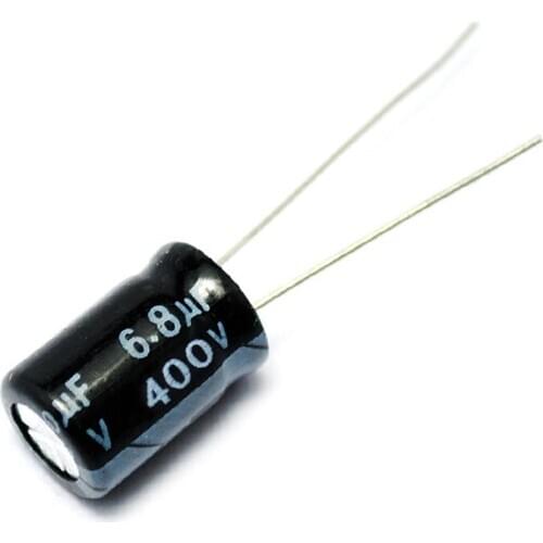 10PCS Higt quality 400V6.8UF 10*13 6.8UF 400V 10*13MM Electrolytic capacitor
